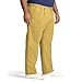 IZOD Men's Big-and-Tall American Chino Double-Pleated Pants, Khaki, 52W x 32L