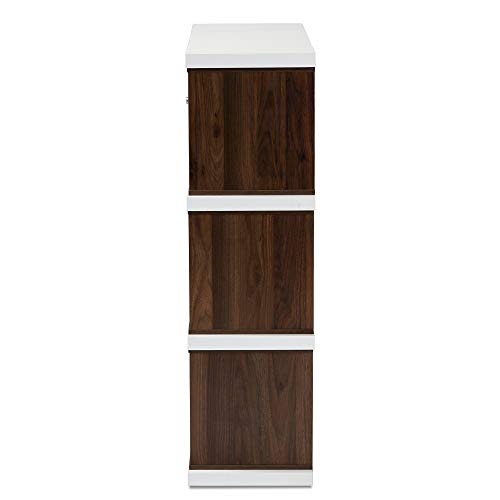 Baxton Studio Two-Tone Modern Bookcase #TOP25