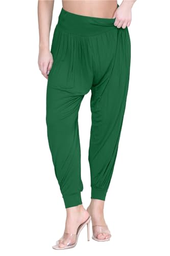 Pantalones Hareem Ali Baba holgados de longitud completa pantalones llanos cómodos XL
