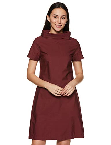 Image of Amazon Brand - Symbol Women's Cotton Shift Knee-Length Dress