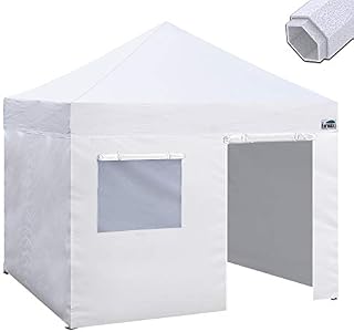 Eurmax Premium 10'x10' Ez Pop-up Canopy Tent Commercial Instant Canopies Shelter with Removable