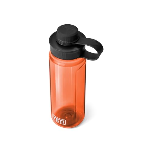 Image of YETI Yonder Water Bottle with Yonder Tether Cap, Lightweight, Leakproof and BPA-Free