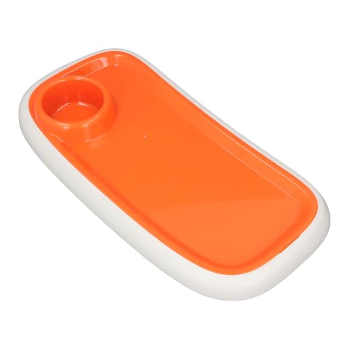 Plateau à collation pour poussette orange avec surface élargie et amovible - 5