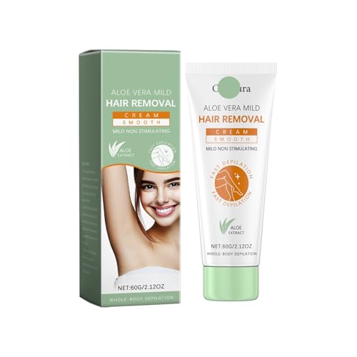 KLYso Crema Depilatoria Calmante con Aloe Vera: Fórmula Suave For Una Piel Suave, Hidratante Y con Una Reducción del Vello Duradera.(1PCS)