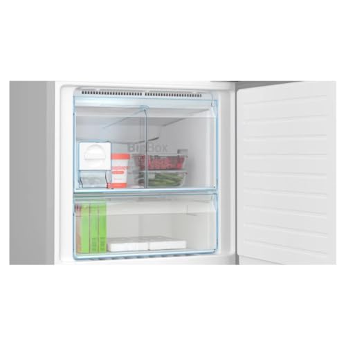 Image of Bosch Series 4 508 L Free-Standing Fridge-Freezer with Bottom Freezer, Total No Frost, Brushed Black Steel Anti-Fingerprint (KGN56CX41I)