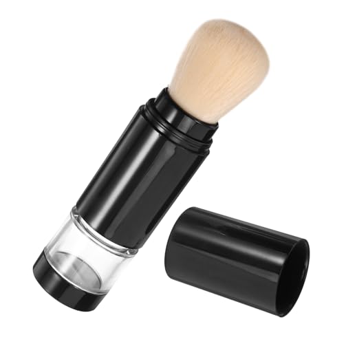 ETHZZLE 自動スプレー式パウダーブラシ 軽量携帯用フェイスメイクブラシ 肌に優しい柔らかい毛質 持ち運び便利 初心者からプロ向け