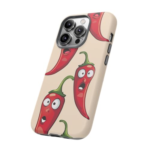 Coque iPhone 14 Pro piment rouge rigide et mate - 2