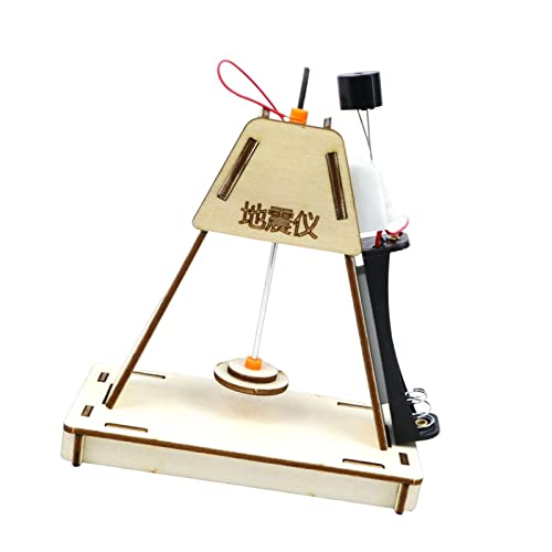 predolo Handmade Science Experiment Set Learning Toy Earthquake Alarm Model Crafts Stem