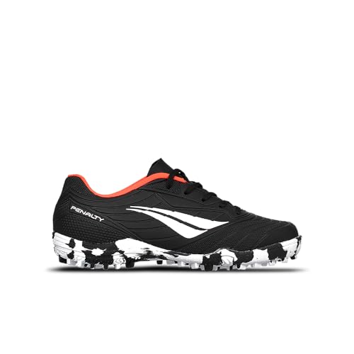 Chuteira Society Penalty Matis Kids Xxi Preto/branco/coral 246241-9771-33