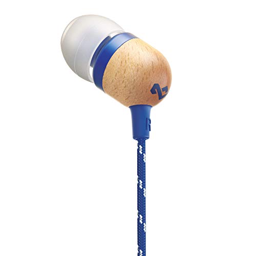 House Of Marley Smile Jamaica Wireless: Wireless Neckband Earphones With Microphone, Bluetooth Connectivity, 8 Hours Of Playtime, And Sustainable Materials (Denim) #TOP2