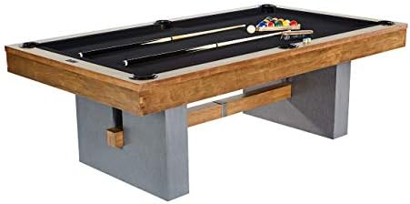 Barrington Billiards 8' Urban Drop Pocket Table With Pool Ball and Cue Stick Set