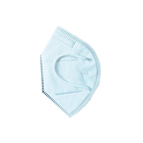 Image of Non Woven Unisex Anti Pollution Anti Dust N95 Face Mask -Multicolored, Free Size, Pack of 1
