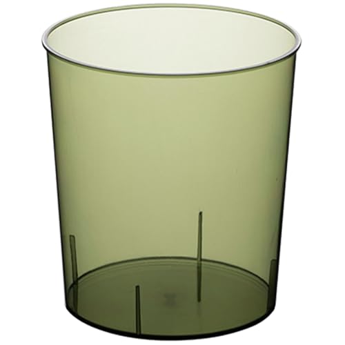 Poubelle transparente XL grande capacité en PET corbeille papier sans couvercle
