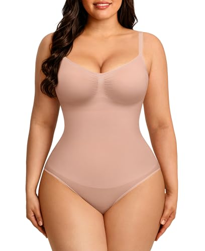 Image of FeelinGirl Shapewear Bodysuit Tummy Control Body Shaper for Women