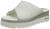FEEL+Leather MARCO TOZZI Damen 2-2-27212-26 Leder Pantolette Slipper, White Comb, 40 EU