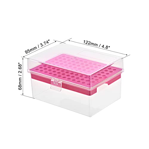 Embouts de pipette en polypropylène uxcell robustes avec boîte de 96 cônes