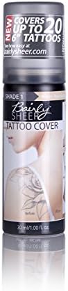 Bairly Sheer High Intensity Body Blemish & Tattoo Cover, Shade 6