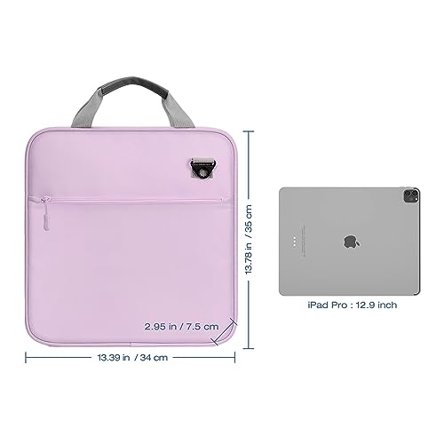 Moko P840401430040 Zipper Binder, 2 Inch 3 Ring Binder With Zipper,500 Sheets Capacity Zipper Binder With Shoulder Strap & Handle,Multi-Pocket Zipper Binder Organizer thumb #5