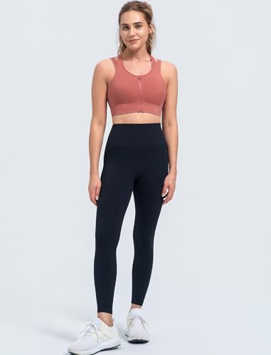 Image of Yvette Front Closure Double Straps Sports Bra Running | High Impact Sports Bras for Women, Plus Size, Sewn in Pads, Wireless, No Bounce Full Coverage, Moisture-Wicking