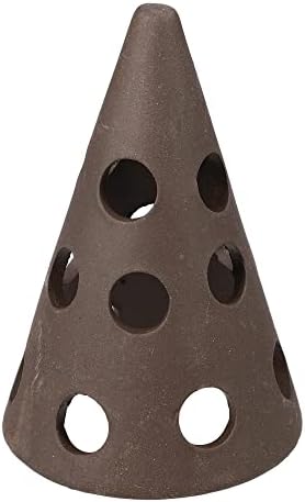 VOCOSTE Aquarium Decorations Hideaway Rock Cave, Resin Fish Tank Decoration Stone for Aquatic Pets to Breed Play Rest, Brown 2.64x1.69 Inches