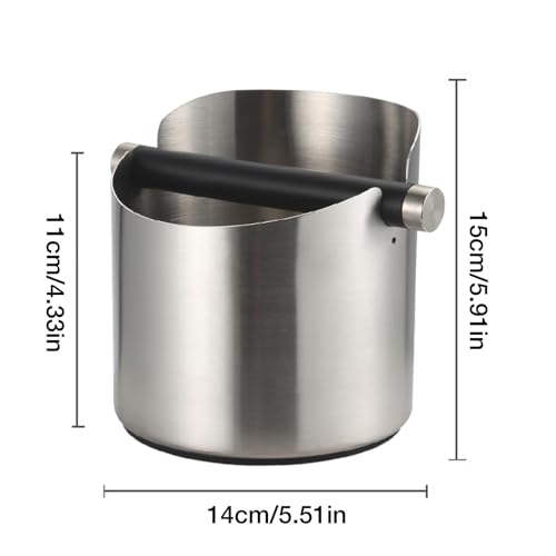 Collecteur de marc de café en acier durable et robuste