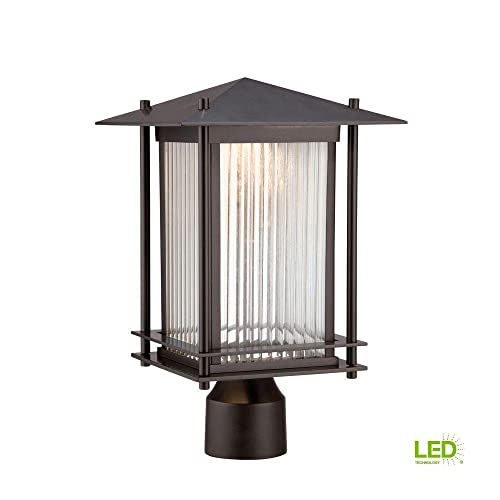 Designers Fountain Led32536-Bnb Hadley Outdoor Post Lantern Light, 14.5In H, Burnished Bronze #TOP1