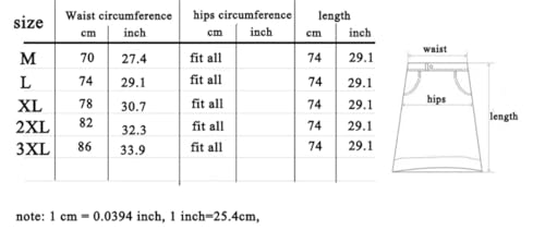 Women Winter Harajuku High End with Belt Folded Large Swing Long Skirt Beige M steampunk buy now online