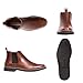 Deer Stags Men's Rockland Dress Comfort Chelsea Boot/Redwood/Dark Brown/ 11 / Medium