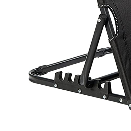 Leefasy Lifting Bed Backrest Folding Adjustable Angle Steel Multi Function Floor Chair Support With Pillow For Neck Head Reading Eating Sofa , Black, Large 7 Gears #TOP2