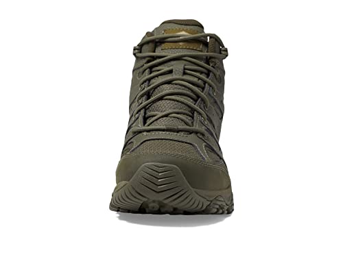 Merrell Men's Moab 3 Tactical Mid Waterproof Boots, Coated Leather & Mesh Upper Combat Hiking Work Shoes Military2