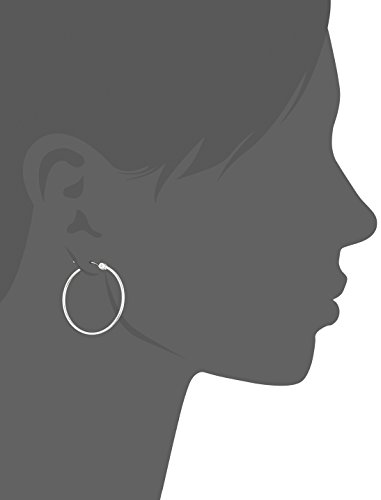 Image of Nine West Women's Hoop Earrings, Classic Fashion Jewelry Accessories for Everyday Wear, Lightweight Statement Earrings for Casual, Office, and Evening Looks