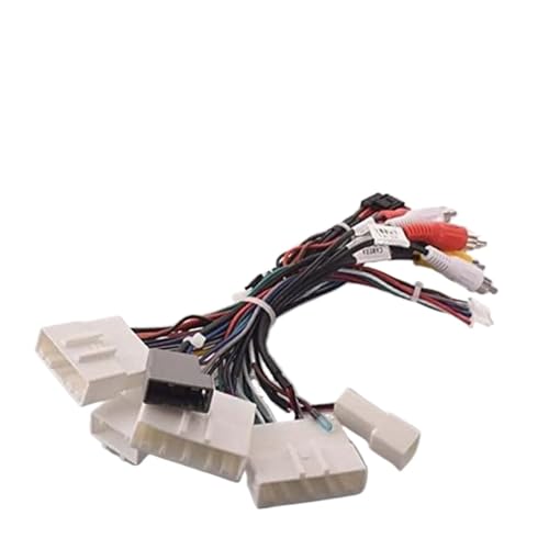 Pizgear Adaptateur de câble de faisceau de câblage stéréo d'autoradio Android 16 broches, for NISSAN, Juke Altima Sunny Teana, for Qashqai, for Xtrail,...