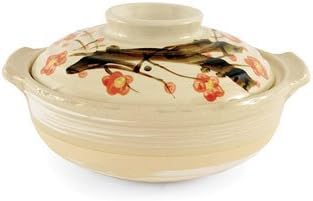 New 10 Inch Japanese Donabe Sakura