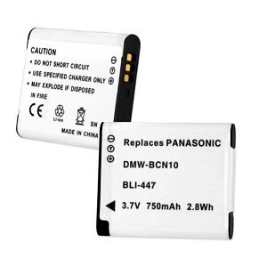 Replacement battery for Panasonic DMW-BCN10, DMC-LF1, 2.8wh 750mAh,