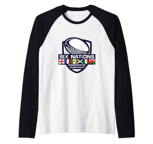 Six Rugby Nations Manche Raglan Cover