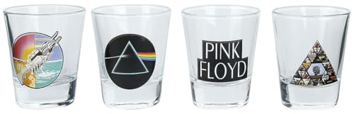 Les 4 verres à shot pour fan de Pink Floyd