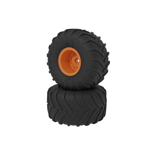 Pneus ARRMA dBoots Chevron MT jantes orange ARA-2532 durabilité supérieure