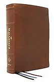  NASB, MacArthur Study Bible, 2nd Edition, Premium Goatskin Leather, Brown, Premier Collection, Comfort Print: Unleashing God\'s Truth One Verse at a Time