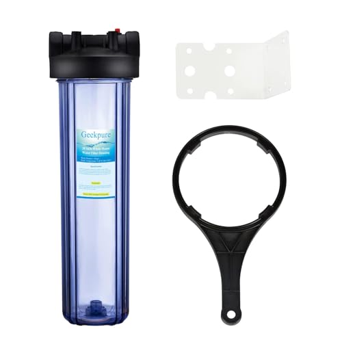 Geekpure 20 Inch Whole House Water Filter Housing-Fit 4.5 x 20 Inch Filters