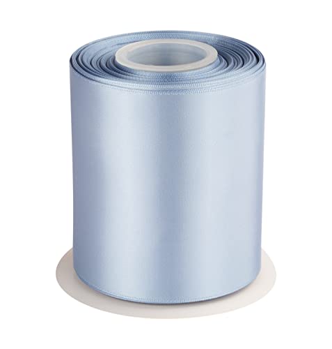 Double Faced Satin Ribbon, 100mm X 22M, Solid Polyester Craft Ribbon, Perfect for Gift Wrapping Crafts