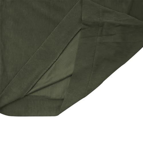 Mens Western Sweatshirts Corduroy Long Sleeve 1/4 Button Henley Shirts Western Casual Fall Winter Pullover Sweater4