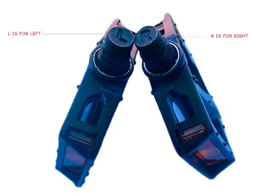 Image of Ilsha ABS Plastic (Strong) Cycle Bicycle Pedal Set MTB Mountain Senior Ranger Bikes Free Size Good Design with Anti-Slip Pins.