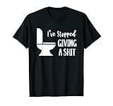 Funny Ostomy Ostomate Patient Gift - I No Longer Give a Shit T-Shirt