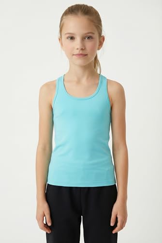 Image of Kurve Premium Girls Seamless Supersoft Wide Strap Comfortable Racerback Tank (Made with Love in The USA)