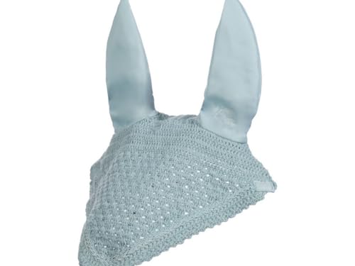 Bonnet anti-mouches HKM Daphne bleu clair pour les balades d'été