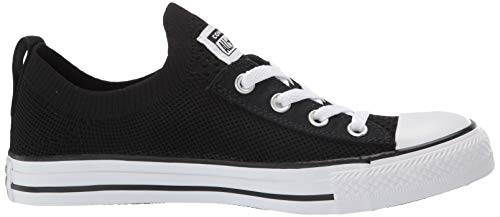 Converse Women's Women's Chuck Taylor All Star Shoreline Knit Slip On Shoe, Black/White/Black, 7.5 M Us #TOP5