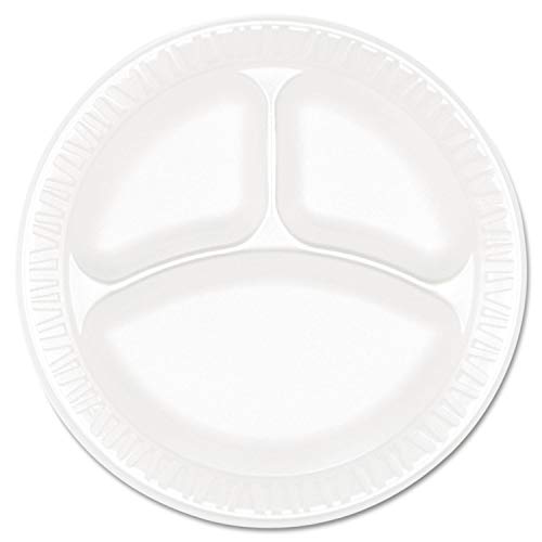 Concorde Foam Plate, 3-Comp, 9 Concorde Foam Plate, 3-Comp, 9