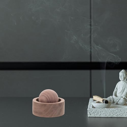 Difusor aromático eléctrico PartyKindom de madera natural miniatura 6