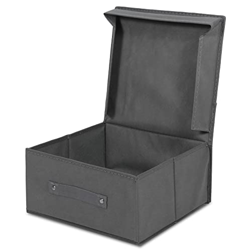 Kit 2 Organizadores Multiuso Porta Objeto Jóias Caixa Dobrável Para Gaveta Closet Armário Guarda-Rou