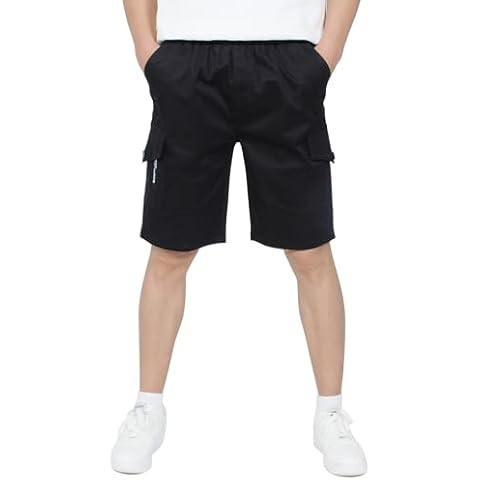 CAMLAKEE Kids Lightweight Cargo Shorts Cover